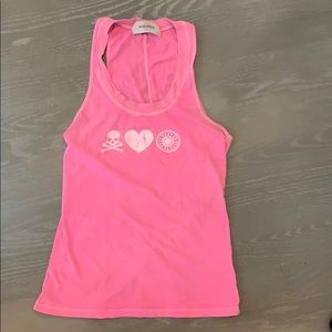 Bubblegum pink SoulCycle racerback tank